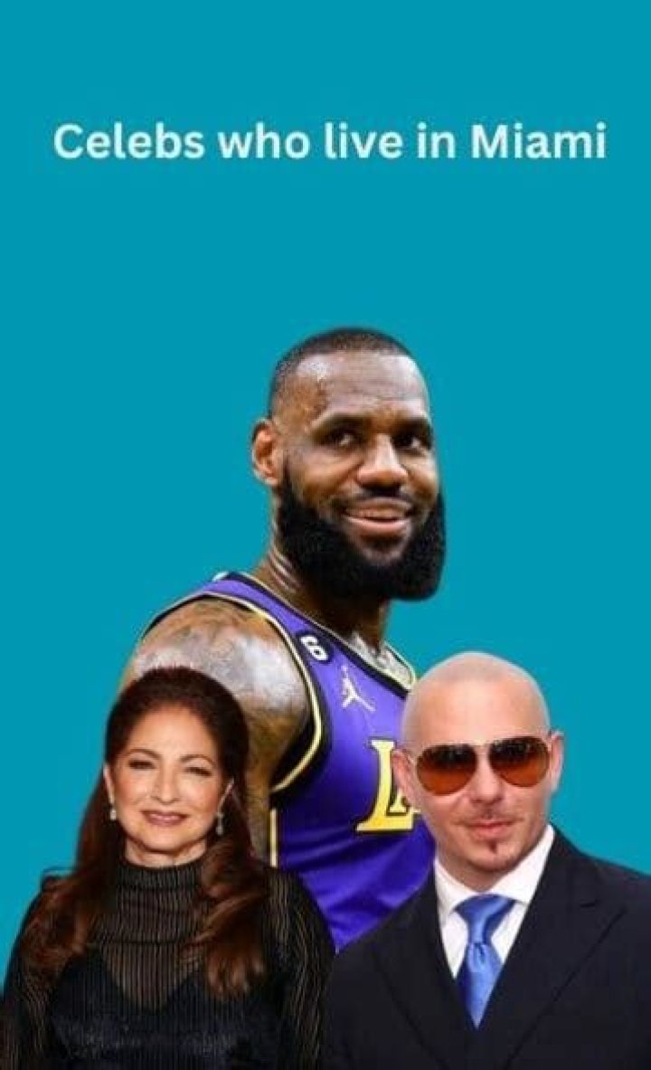 Famous People That Live In Miami Florida