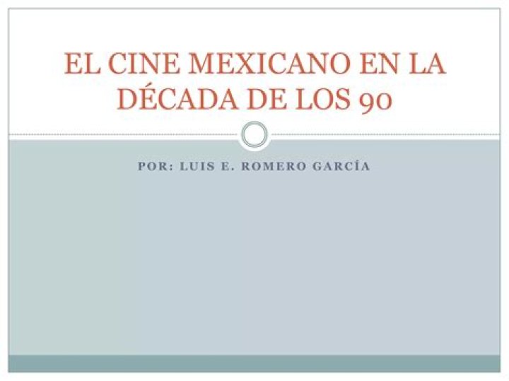 Meet The Actores Del Cine Mexicano De Los 90