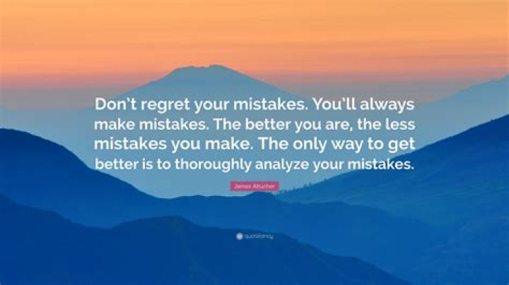 Regretting Mistakes Quotes
